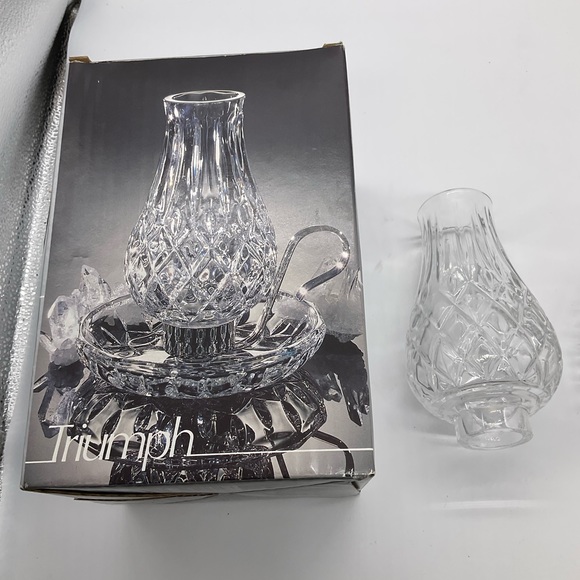 TRIUMPH LEAD CRYSTAL CANDLE LAMP MADE IN GERMANY - Picture 7 of 10